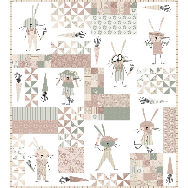 Funny Bunny Quilt Pattern by Meags & Me