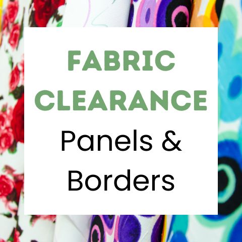 CLEARANCE Fabric Panels and border Fabrics