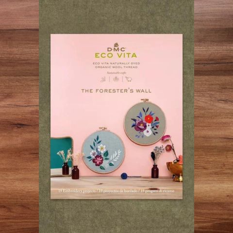 DMC Eco Vita Naturally Dyed Organic Wool Thread Book 2 - The Forester's Wall