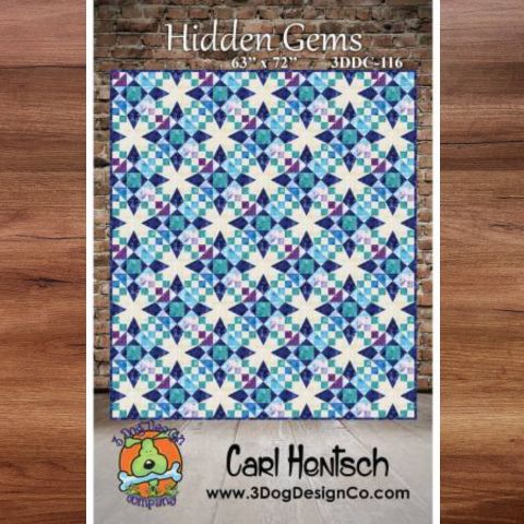 Hidden Gems Quilt Pattern by Carl Hentsch