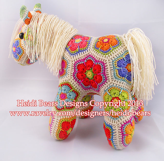 Crochet Fatty Lumpkin - The Brave African Flower Pony