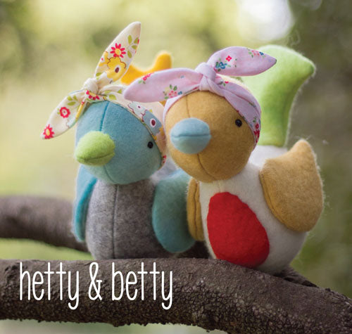 May Blossom Felt Pattern: Hetty & Betty