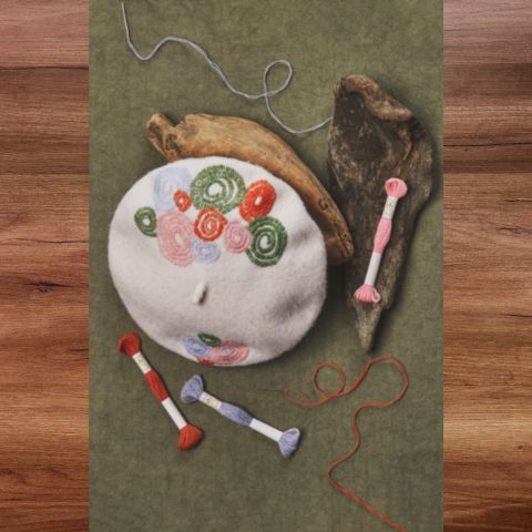 DMC Eco Vita Naturally Dyed Organic Wool Thread Book - The Menders Wardrobe