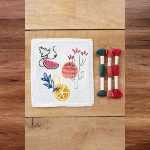 DMC Eco Vita Naturally Dyed Organic Wool Thread Book - The Menders Wardrobe