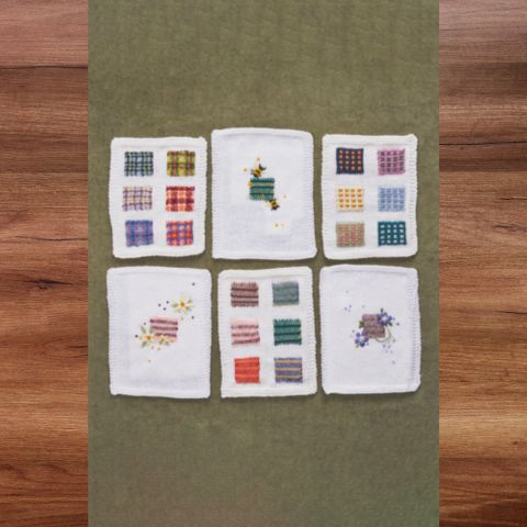 DMC Eco Vita Naturally Dyed Organic Wool Thread Book - The Menders Wardrobe