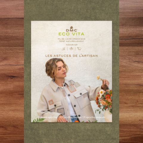 DMC Eco Vita Naturally Dyed Organic Wool Thread Book - The Menders Wardrobe