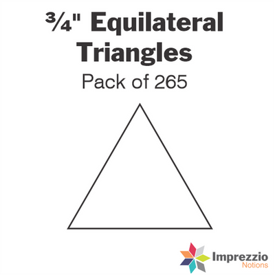 Imprezzio Equilateral Triangle Papers & Acrylic Templates