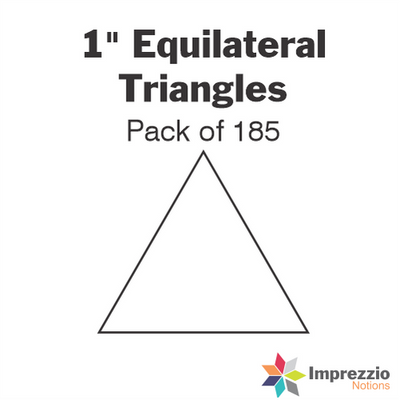 Imprezzio Equilateral Triangle Papers & Acrylic Templates