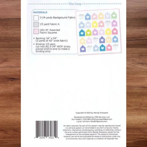Silver Lining Quilt Pattern by Wendy Sheppard – The Handzon Shop