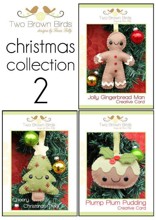 Two Brown Birds Creative Cards - Christmas Patterns