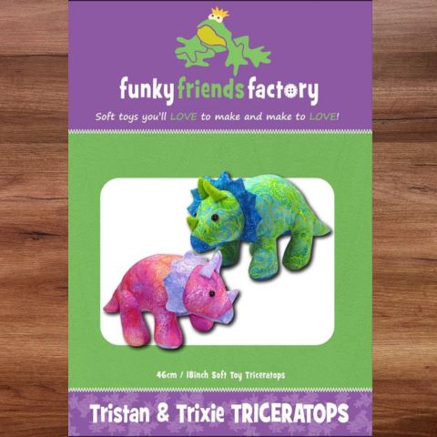 Tristan & Trixie Triceratops - Funky Friends