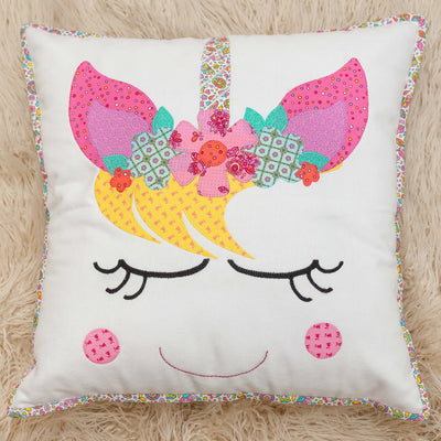 Unicorn Dreams Cushion Pattern by Tied with a Ribbon