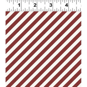 Y3515-83 Diagonal Stripe-Dark Red