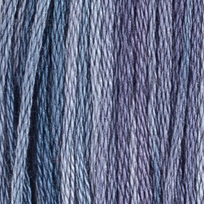 House of Embroidery Stranded Cotton - Blues, Purples & Greens
