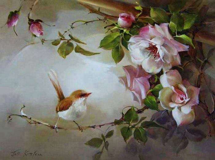 Embroidery Panels - Jill Kirstein Watercolours