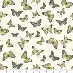 C1120-CREAM Butterflies - CREAM