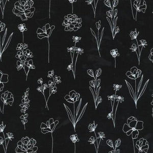 11505-25 Floral Doodle Ink
