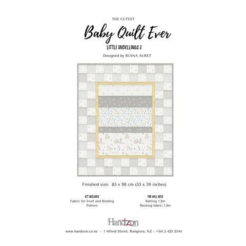 The Cutest Baby Quilt Ever Kits