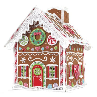Gingerbread House Kit for Machine Embroidery
