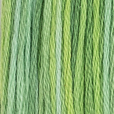 House of Embroidery Stranded Cotton - Blues, Purples & Greens