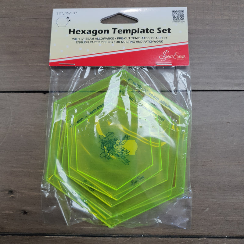 Hexagon Template Set  by Sew Easy