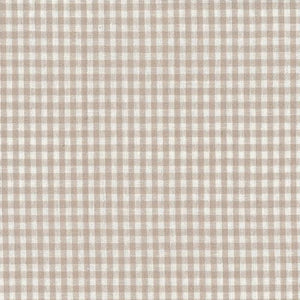 Check Cream/Natural linen/cotton 55/45