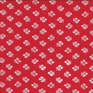 18712-16 Small Floral Rosey Red