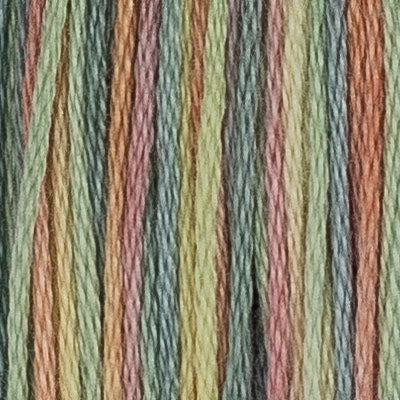 House of Embroidery Stranded Cotton - Blues, Purples & Greens