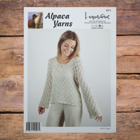 Alpaca Yarns 2013 - Lacy Sweater