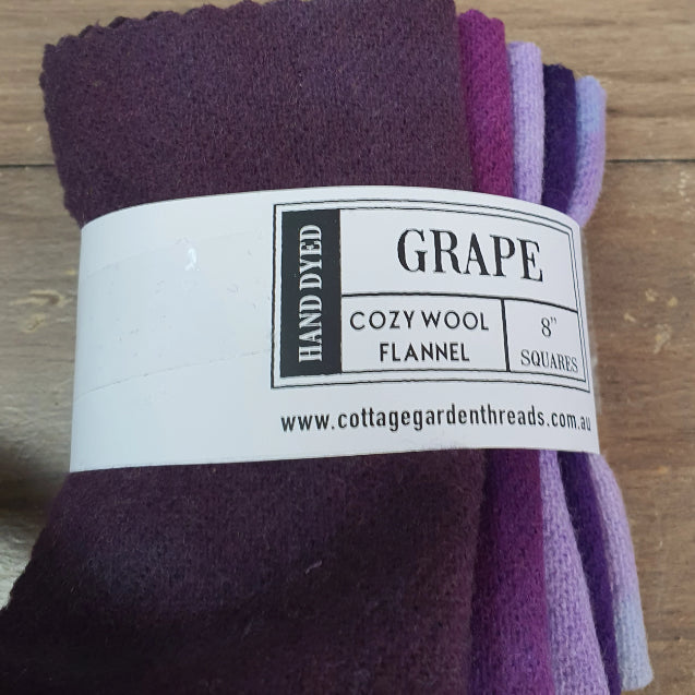 Cottage Garden Cosy Wool Flannel Packs