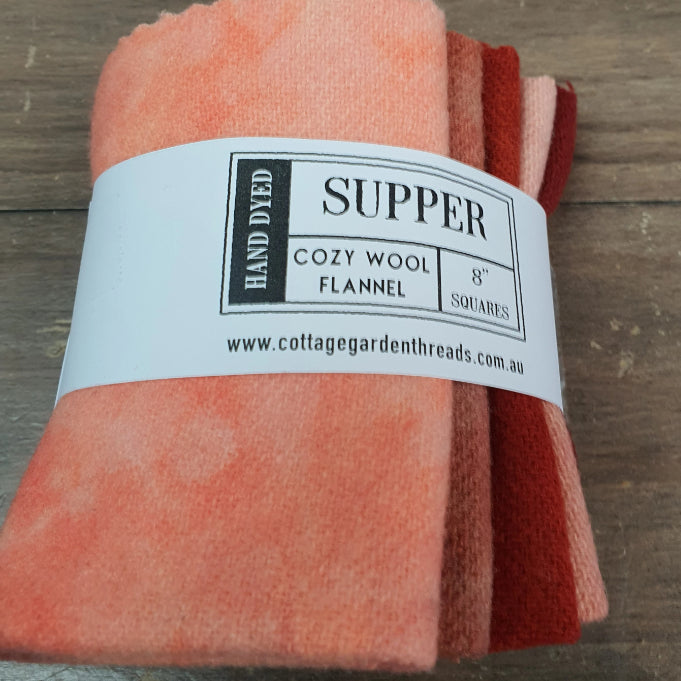 Cottage Garden Cosy Wool Flannel Packs
