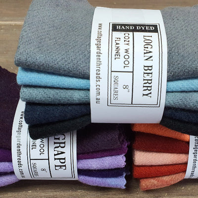 Cottage Garden Cosy Wool Flannel Packs