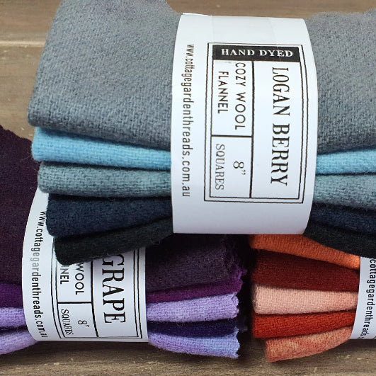 Cottage Garden Cosy Wool Flannel Packs