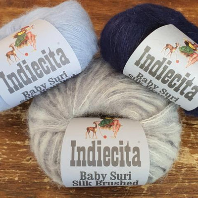 Indiecita Baby Suri Silk Brushed - Plain and Painted