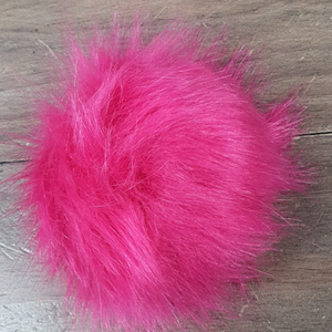 Bright Pink with Black Tips