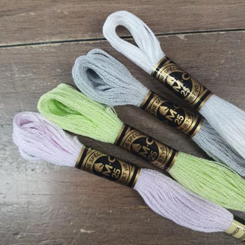 DMC Stranded Cotton Col 0001 - 0315