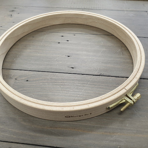 Nurge Wide (2.4cm) Wooden Embroidery Hoop