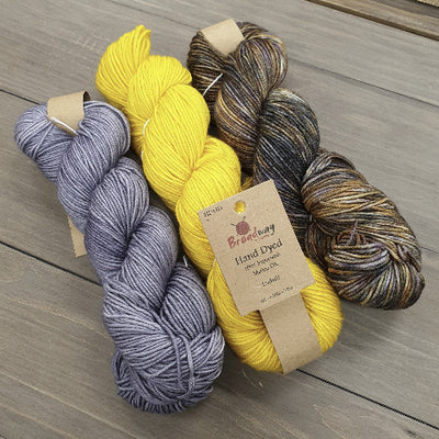 Broadway Yarns Hand Dyed Superwash Merino 8 Ply DK