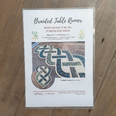 Braided Table Runner Pattern - Digital