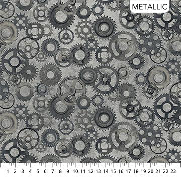 Heavy Metal - Stonehenge by Linda Ludovico for Nortcott Fabrics