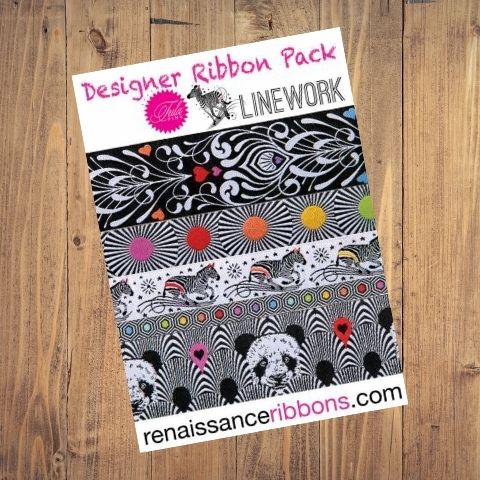 Renaissance Ribbons -  Designer Ribbon Pack -Tula Pink Linewoks