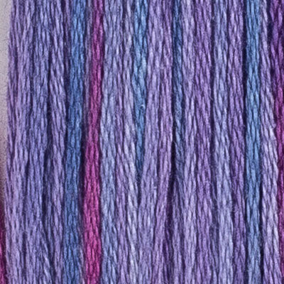 House of Embroidery Stranded Cotton - Blues, Purples & Greens