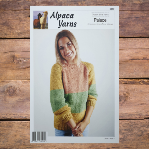 Alpaca Yarns 3202 - Chunky Striped Sweater
