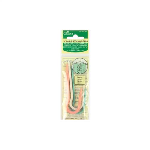 Clover Cable Stitch Holders U-Shaped