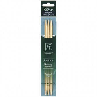 Clover Bamboo Double Pointed Knitting Needles