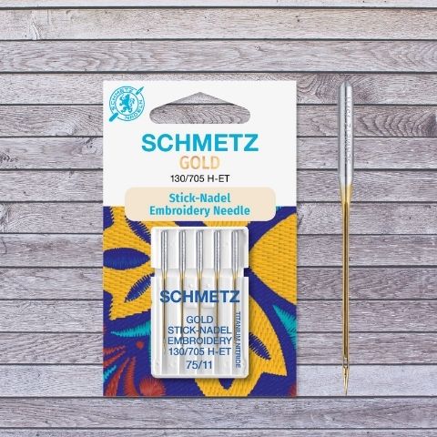 Schmetz GOLD Embroidery Needle