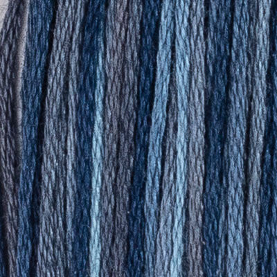 House of Embroidery Stranded Cotton - Blues, Purples & Greens