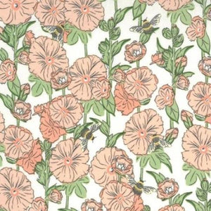 43101-11 Hollyhock & Bees Blush