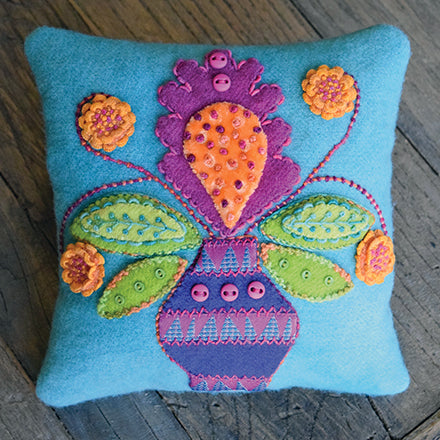 Sue Spargo - Canna Blossom Pincushion pattern