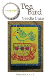 Sue Spargo - Tea Bird Needle Case Pattern